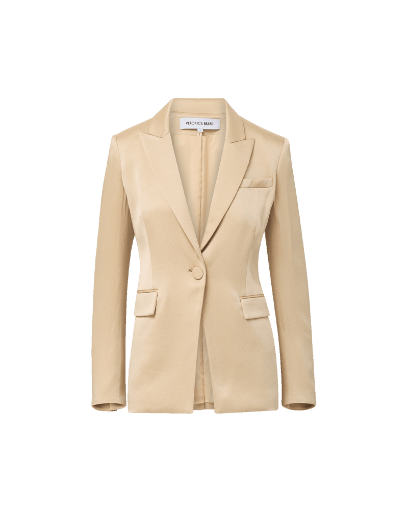 Long and Lean Satin Dickey Jacket