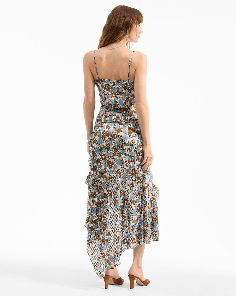 Avenel Silk Midi Dress