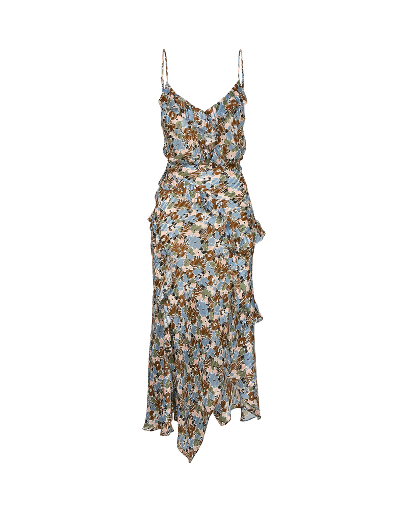 Avenel Silk Midi Dress