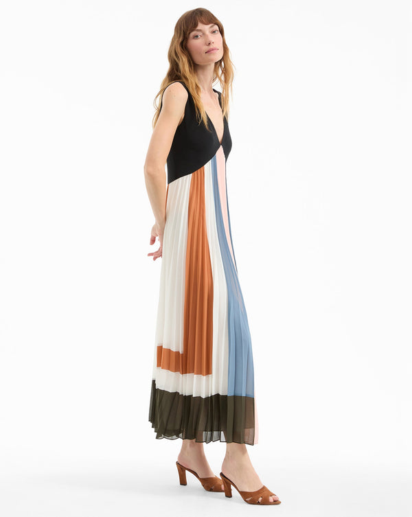 Nelly Pleated Maxi Dress
