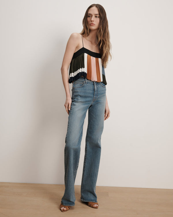 Janie Pleated Tank Top