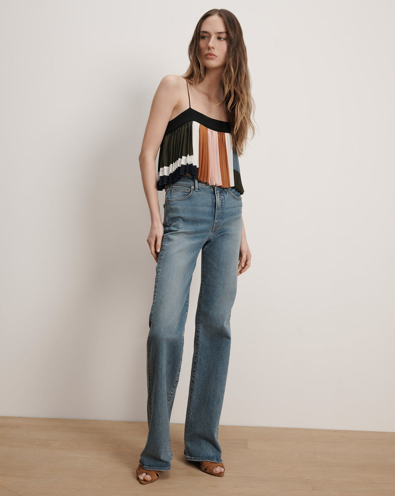 Janie Pleated Tank Top
