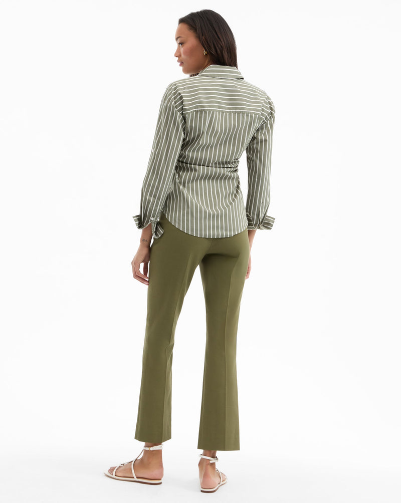 Devra Striped Button-Down Shirt
