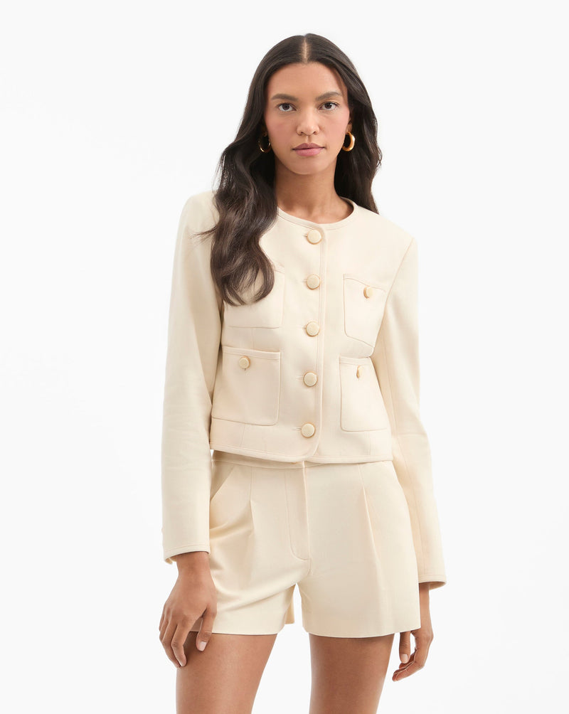 Cirtane Collarless Jacket