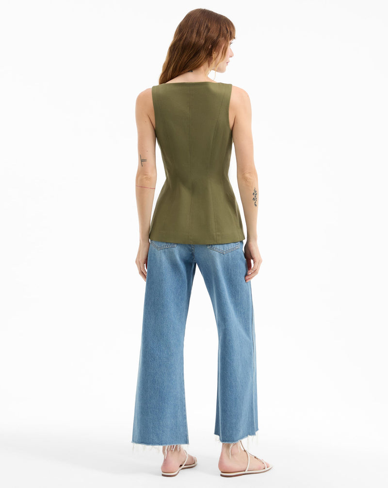Avalina Button-Up Vest