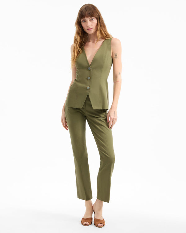 Avalina Button-Up Vest