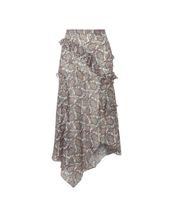 Eleonora Silk Midi Skirt