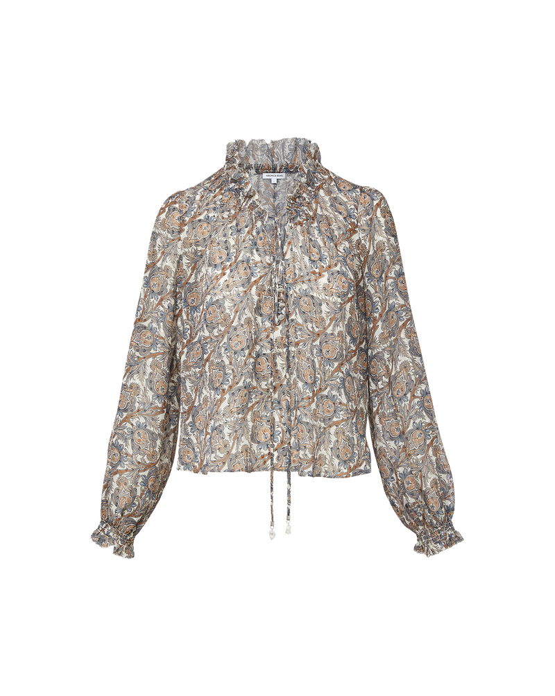 Hickory Silk Blouse