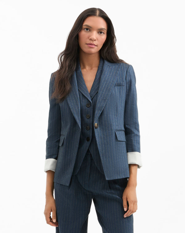 Obie Pinstripe Dickey Jacket