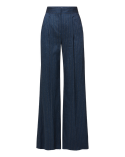 Rimini Wide-Leg Pinstripe Pant