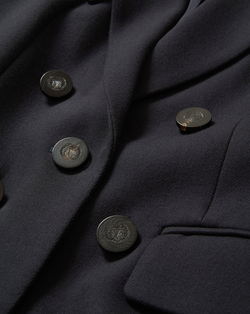Stryder Double-Breasted Dickey Coat