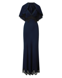 Muriel Lace-Trim Maxi Dress