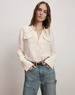 Pepper Button-Down Blouse