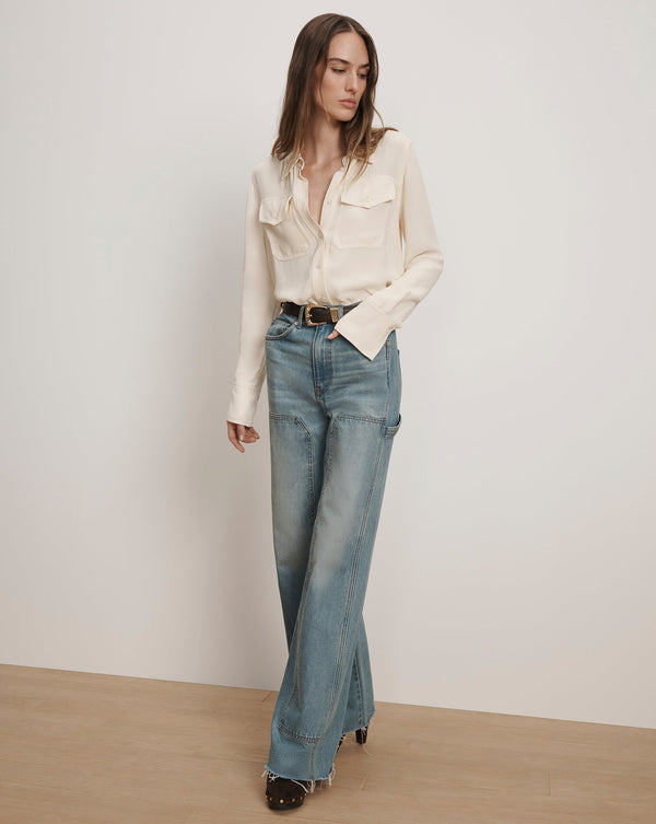 Pepper Button-Down Blouse