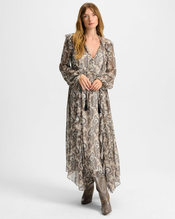 Lilith Silk Maxi Dress
