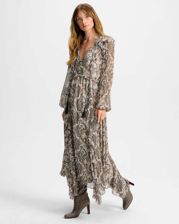 Lilith Silk Maxi Dress