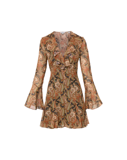 Adrienne Silk Mini Dress
