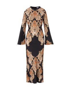 Lupita Paisley Midi Dress