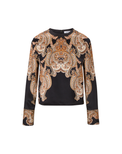 Karisse Paisley Silk Blouse