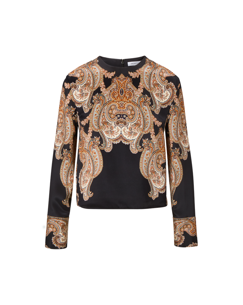 Karisse Paisley Silk Blouse