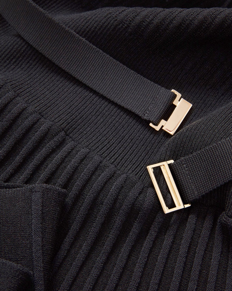Elthea Belted Midi Dress