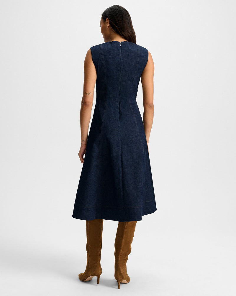 Dulce Denim Midi Dress