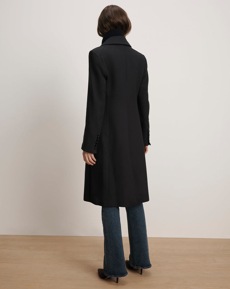 Stryder Double-Breasted Dickey Coat