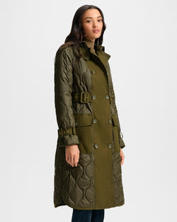 Newberry Puffer Trench Coat