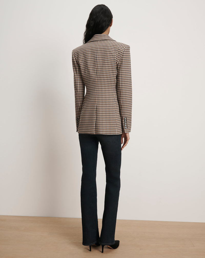 Livvy Houndstooth Dickey Jacket