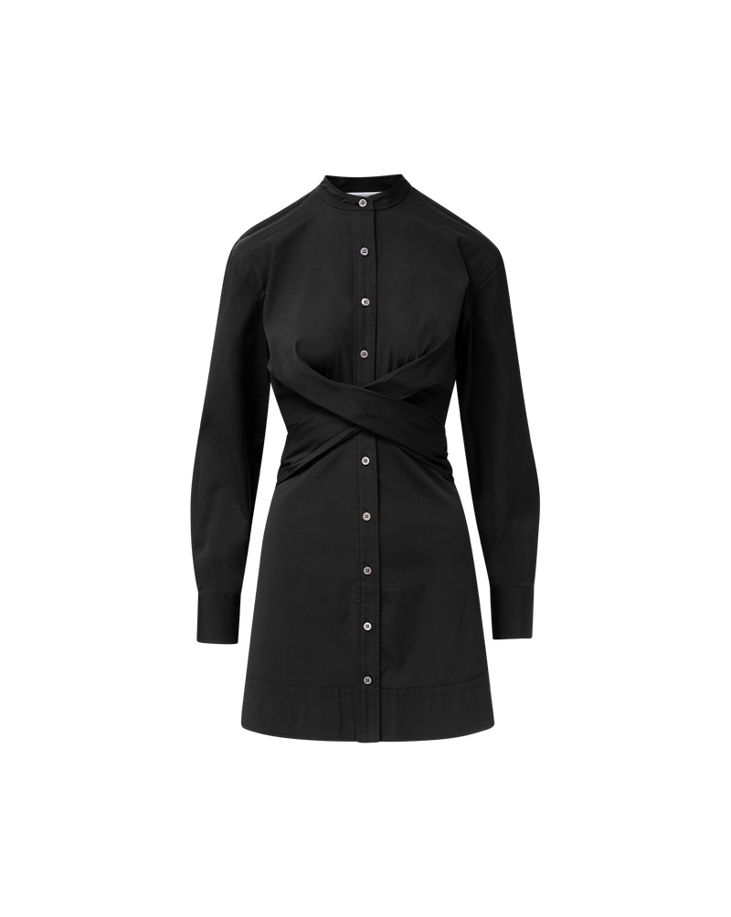 Ellers Mini Wrap Shirtdress