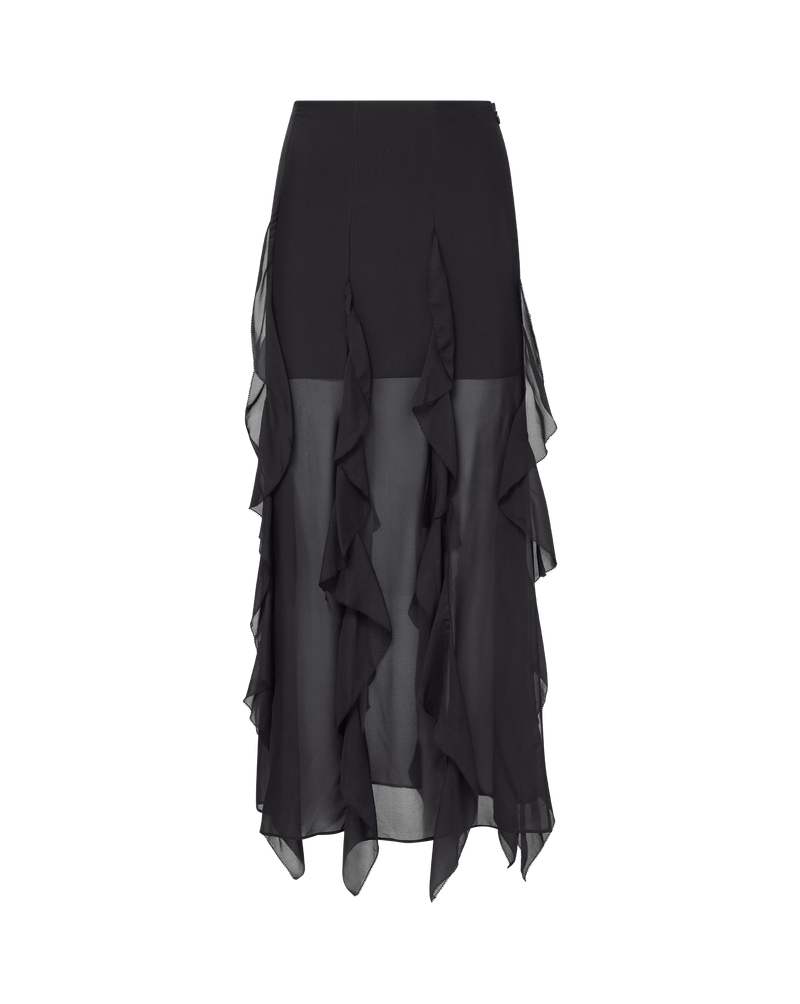Ava Silk Maxi Skirt