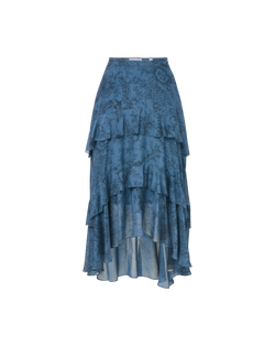Graeme Silk Midi Skirt