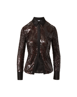Matty Sequin Button-Down Shirt