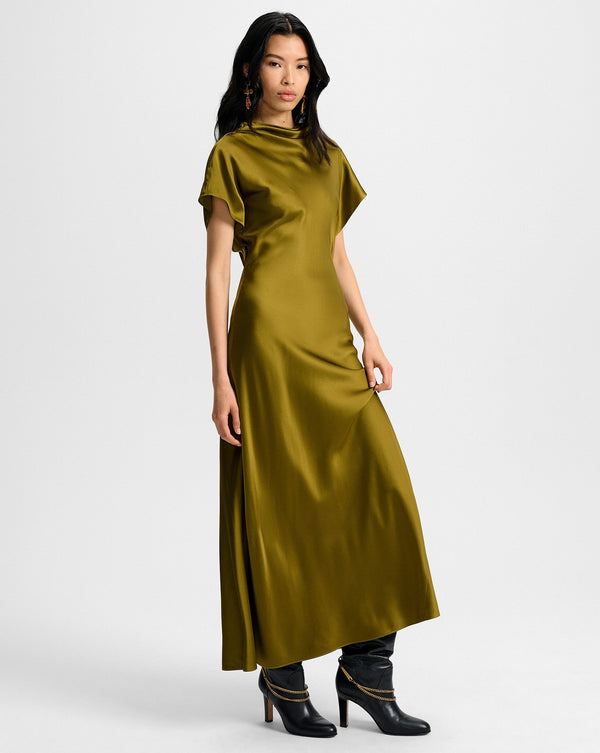 Redgrave Silk Midi Dress