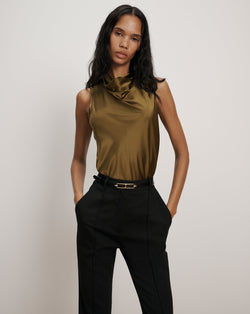 Tam Silk Sleeveless Top
