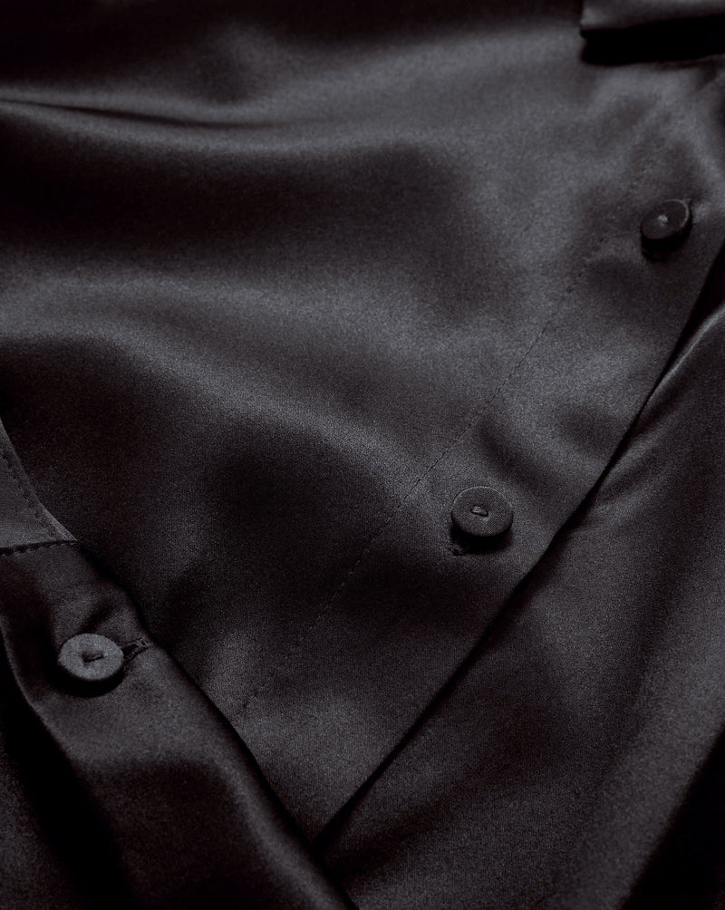 Monique Silk Button-Down Shirt