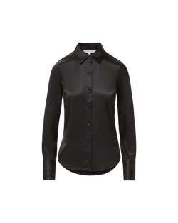 Monique Silk Button-Down Shirt