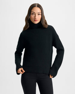 Matilda Merino Cashmere Turtleneck Sweater