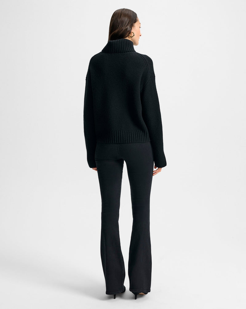 Matilda Merino Cashmere Turtleneck Sweater