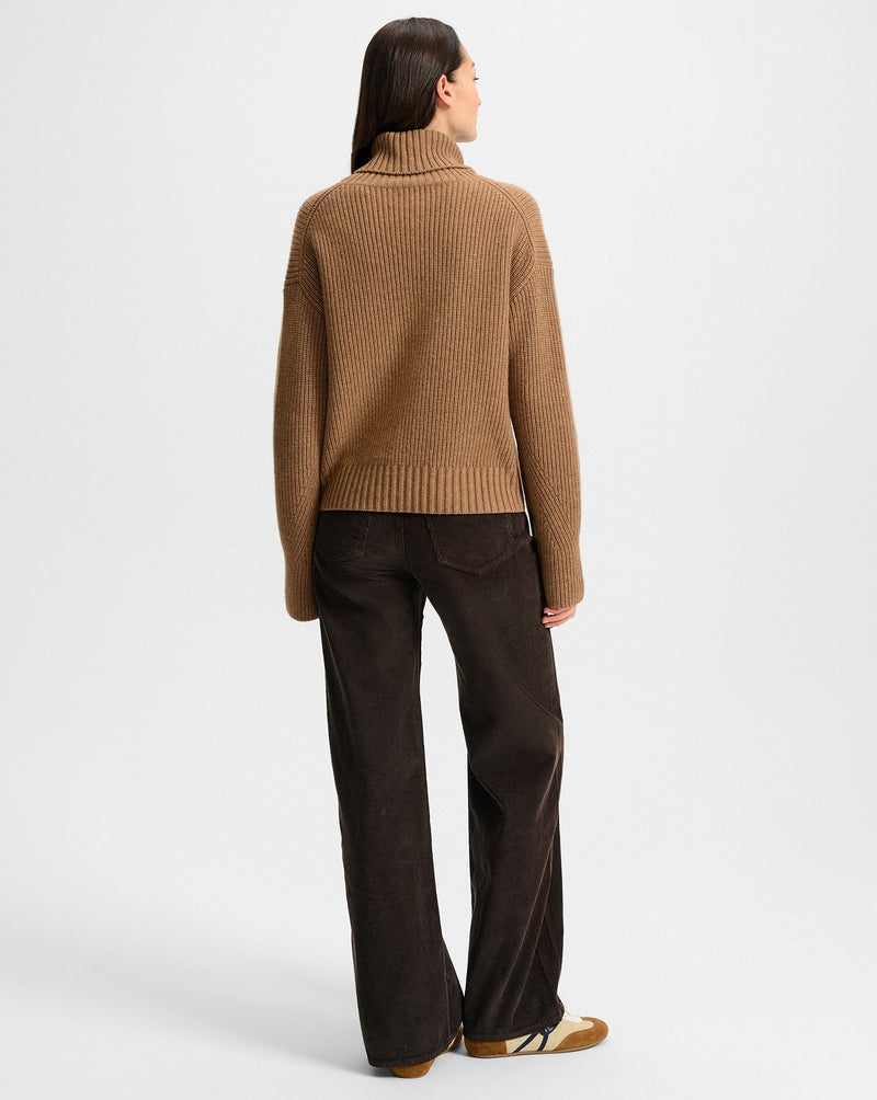 Matilda Merino Cashmere Turtleneck Sweater