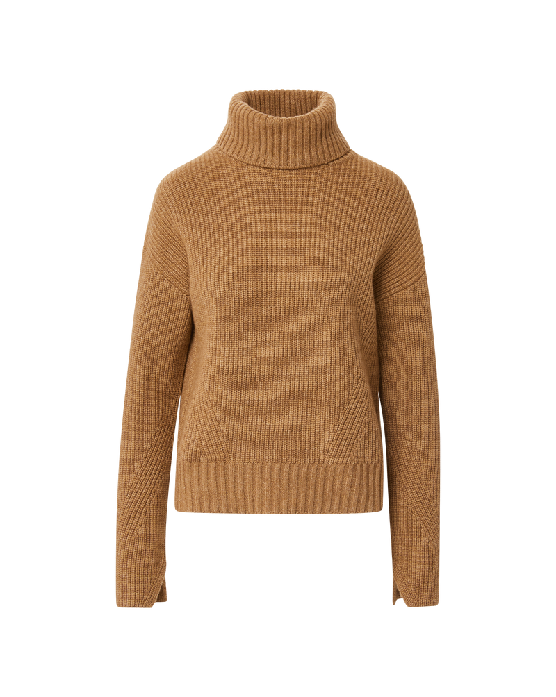 Matilda Merino Cashmere Turtleneck Sweater