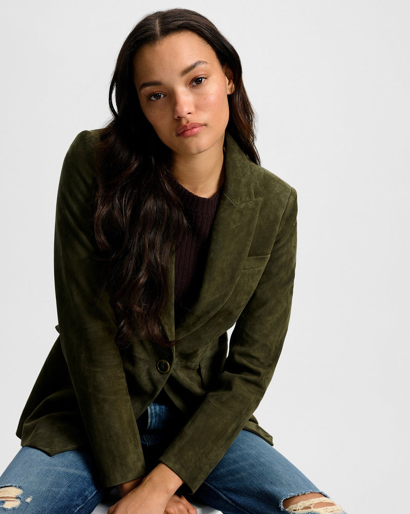 Duane Suede Dickey Jacket