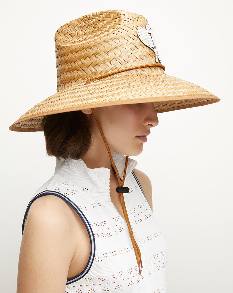 Racquet Straw Hat
