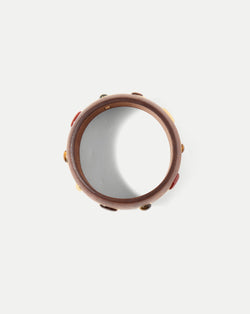 Wood Embellished Bangle