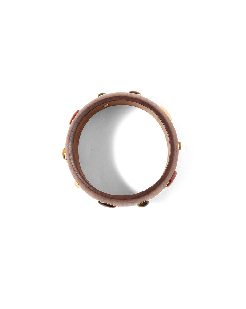 Wood Embellished Bangle