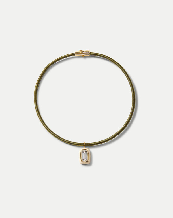 Army Cord Pendant Necklace