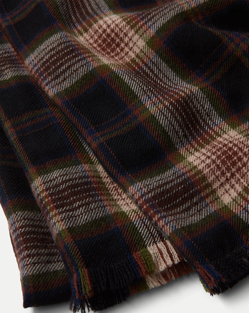 Plaid Wool Scarf