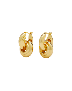 Interlocking Hoop Earrings