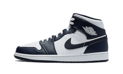 Air Jordan® 1 Mid White Metallic Gold Obsidian