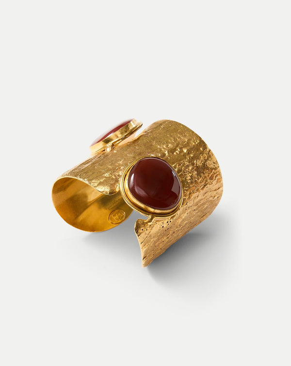 Ajourée II Carnelian Cuff